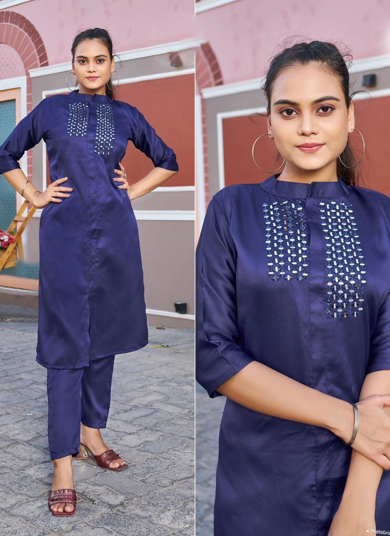 Navyaa Cotton Blend Asymmetrical kurta kurti, Exclusive designer frock  style kurta with jacket, Traditional dress, Beautiful Ethnic flared kurta,  Indian Festive wear kurti for Women