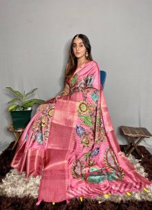 Newly Multi Color Jacquard Silk Latest Indian Saree
