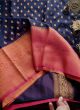 Amazing Navy Blue Soft Silk Traditional Kubera Pattu Saree