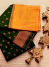 Attractive Green Soft Silk Traditional Kubera Pattu Saree