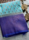 Awesome Sky Blue Soft Silk Traditional Kubera Pattu Saree