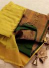 Exquisite Yellow Soft Silk Traditional Kubera Pattu Saree